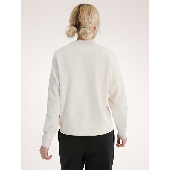 Haut en molleton à col rond avec emblème Arc'teryx pour femme