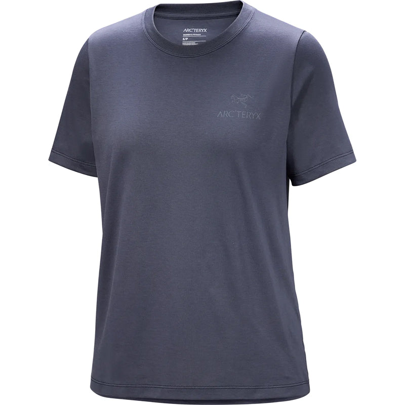 T-shirt à manches courtes ras du cou Kragg SL Cotton Emblem Arc'teryx pour femme