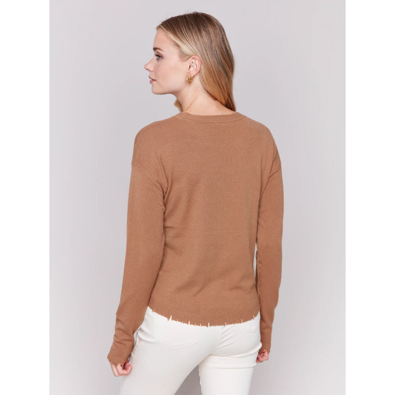 Charlie B Round Hem Sweater