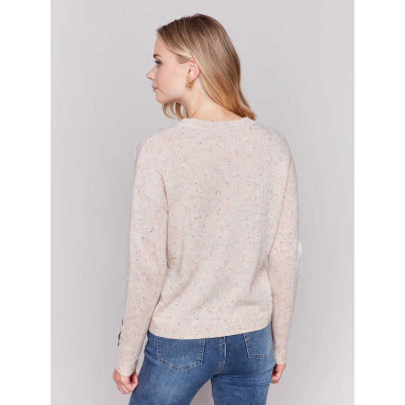 Charlie B Neps Yarn Knit Sweater