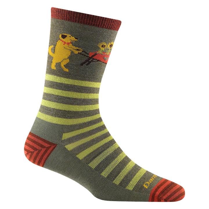 Darn Tough Chaussettes de style de vie légères Animal Haus Crew pour femmes 