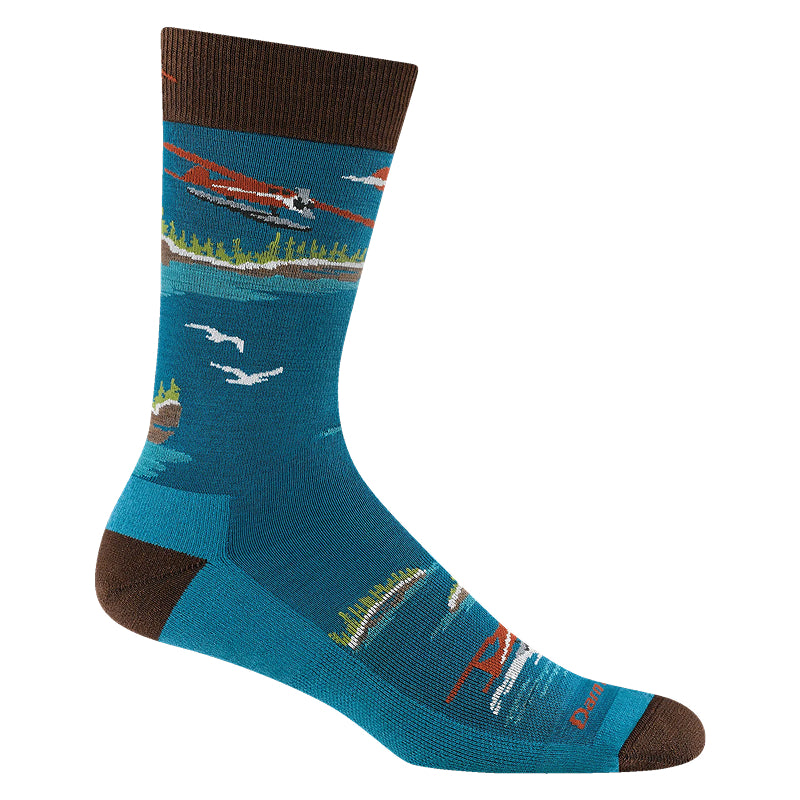 Chaussettes légères lifestyle mi-mollet homme Darn Tough Float Boat