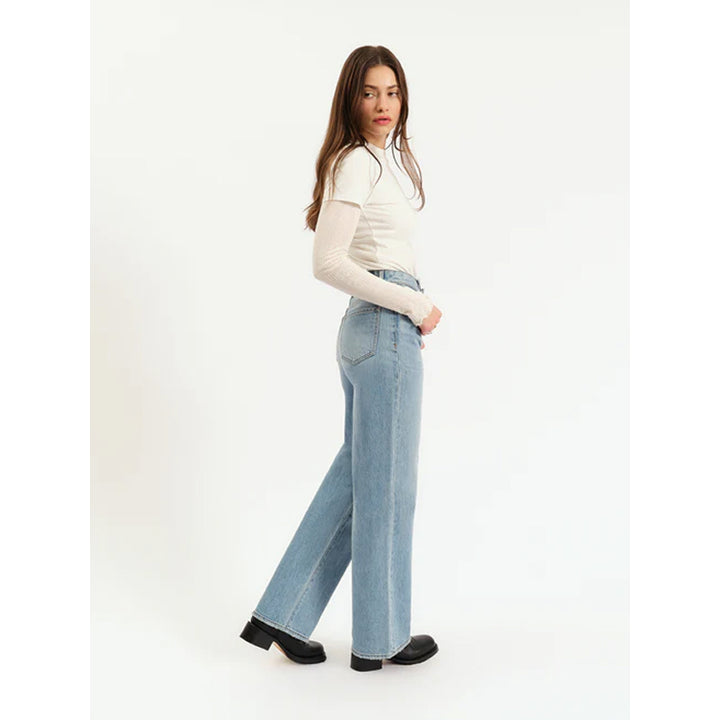Daze Denim City Straight High Rise Coupe Droite - Be Mine Vintage