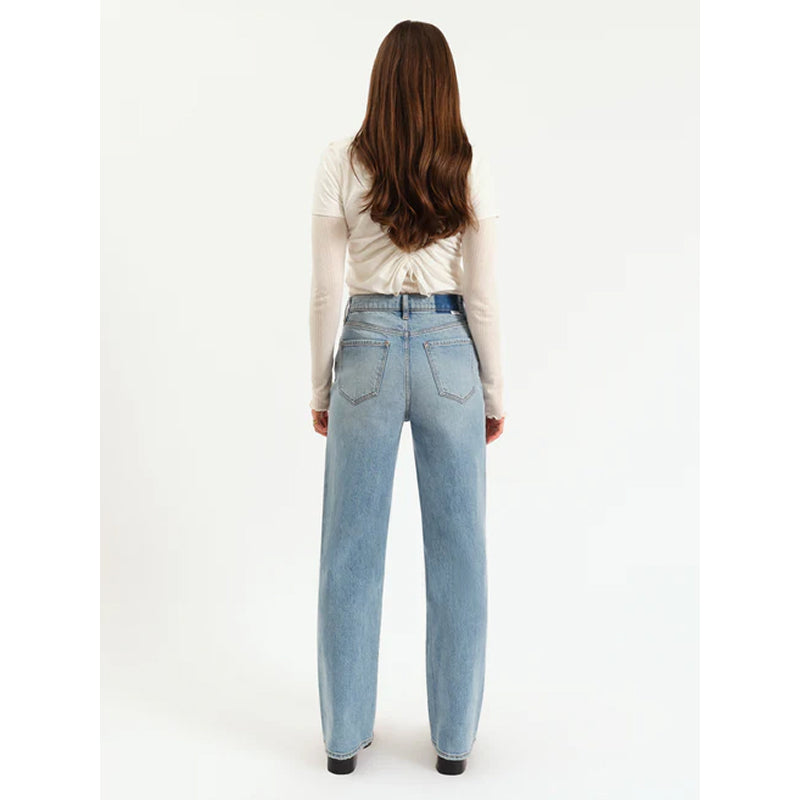 Daze Denim City Straight High Rise Coupe Droite - Be Mine Vintage