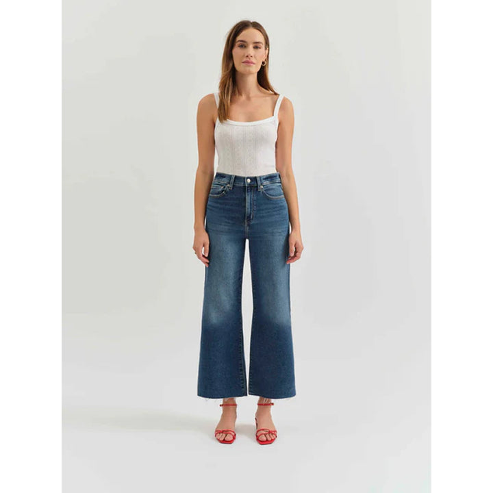 Daze Denim Pleaser taille haute large cheville - Uptown
