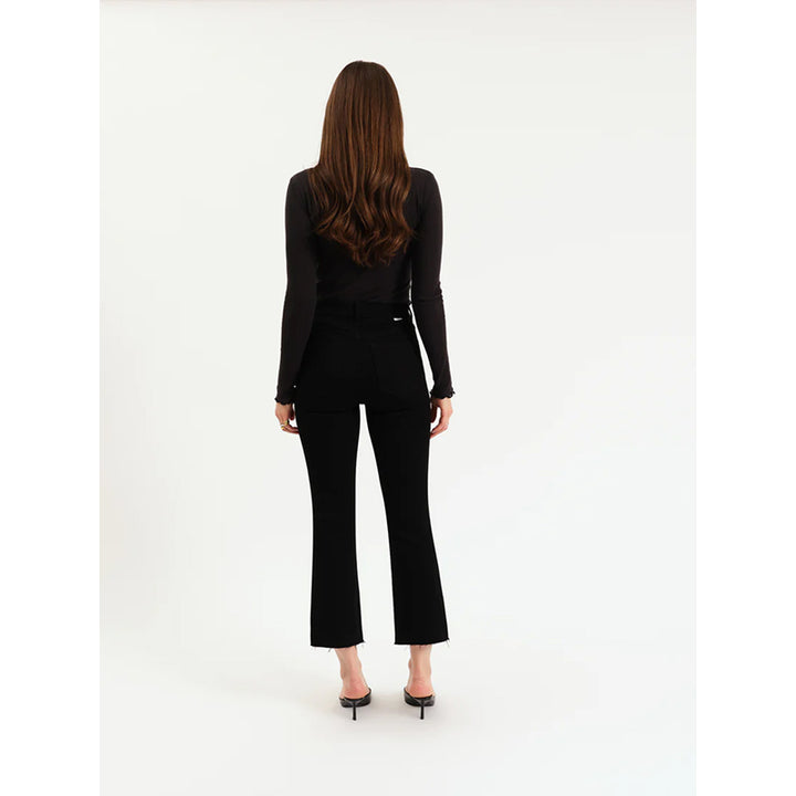 Daze Denim Shy Girl Crop Flare - After Party
