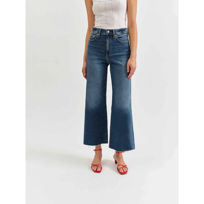 Daze Denim Pleaser taille haute large cheville - Uptown