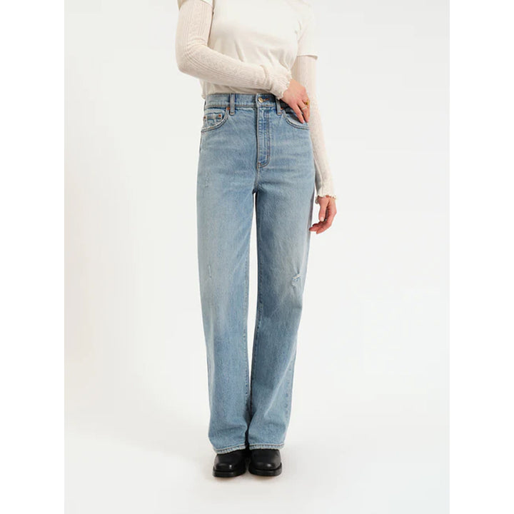Daze Denim City Straight High Rise Coupe Droite - Be Mine Vintage