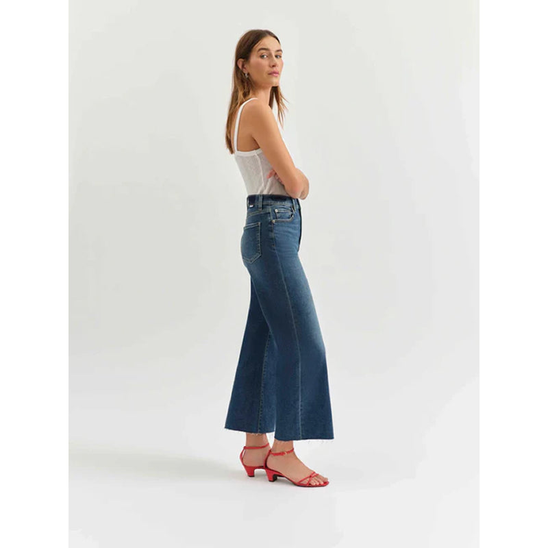 Daze Denim Pleaser taille haute large cheville - Uptown
