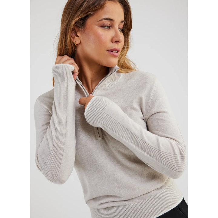 Fig Saga Half Zip Sweater