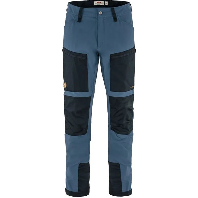 FJÄLLRÄVEN Men's Keb Agile Trousers - Indigo Blue / Dark Navy