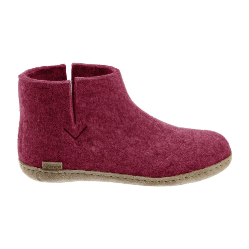 Botte Glerups - Cuir - Canneberge