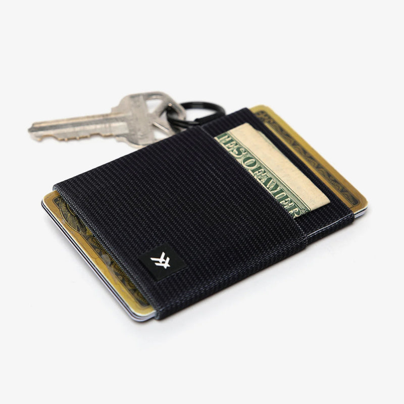 Thread Black Elastic Wallet