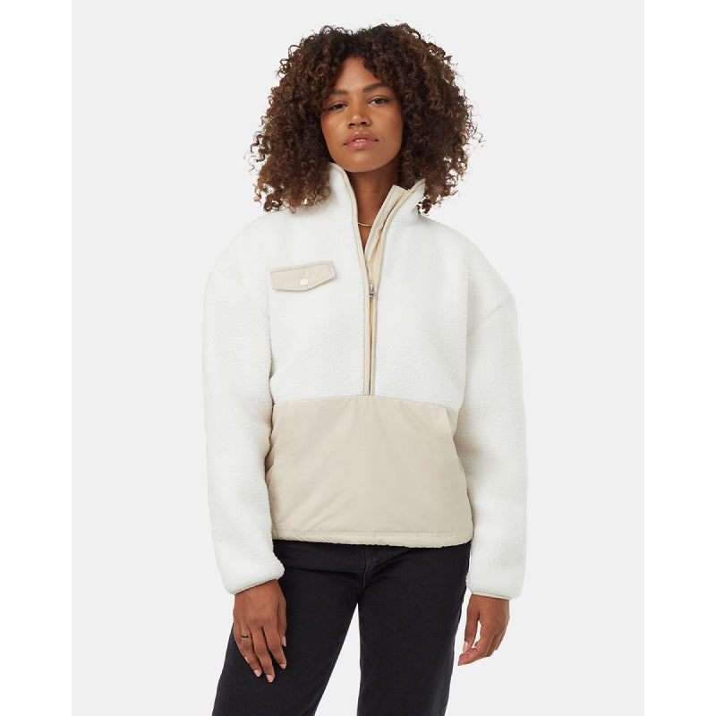 Tentree Ecoloft Contrast Half Zip pour femme