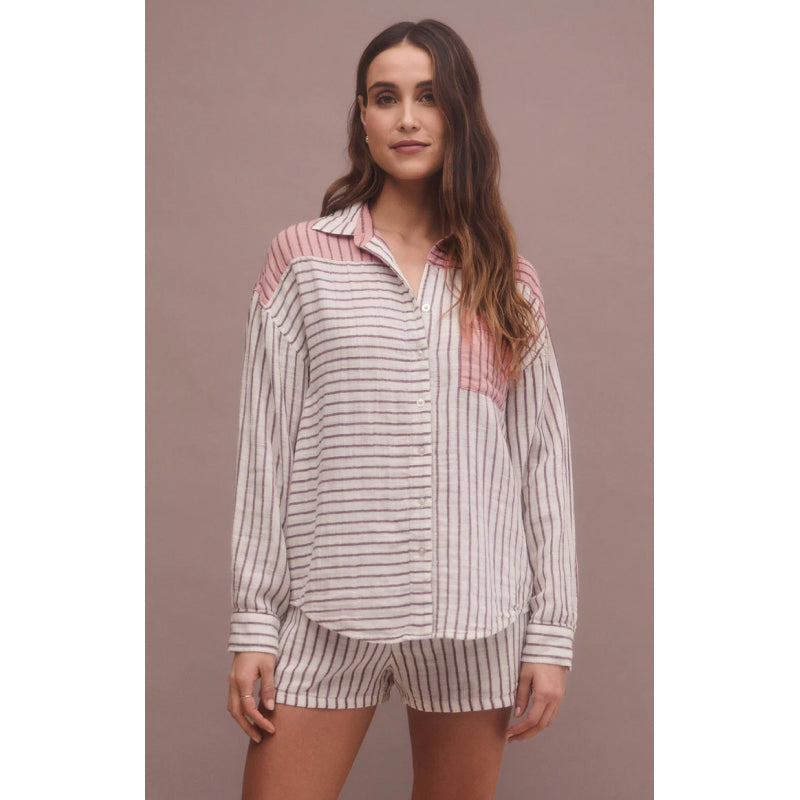 Z Supply All Mixed Up Stripe Shirt