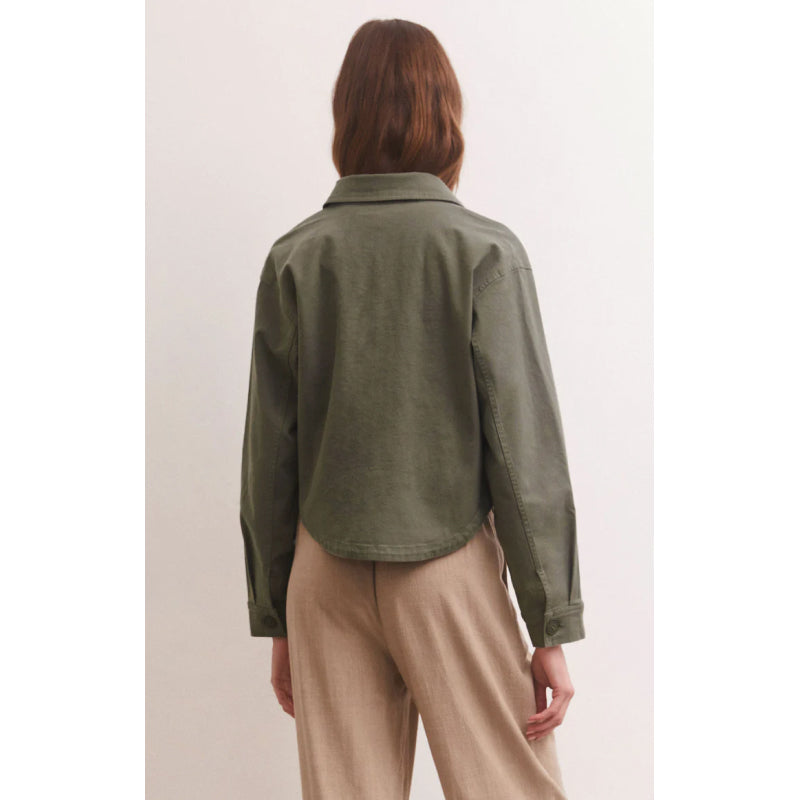 Z Supply All Day Cropped Twill Jacket