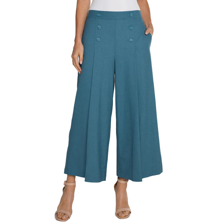 Liverpool Sailor Crop Wide Leg