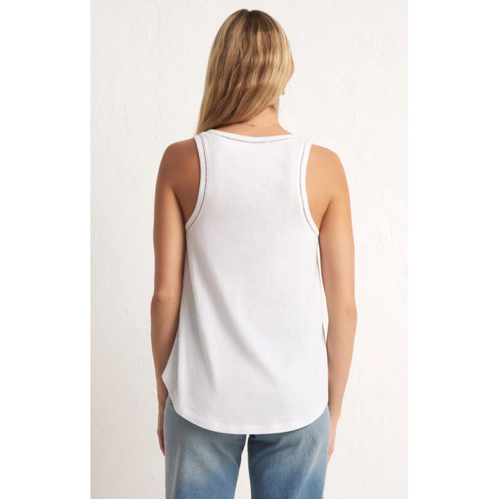 Z Supply Vagabond Lace Trim Tank