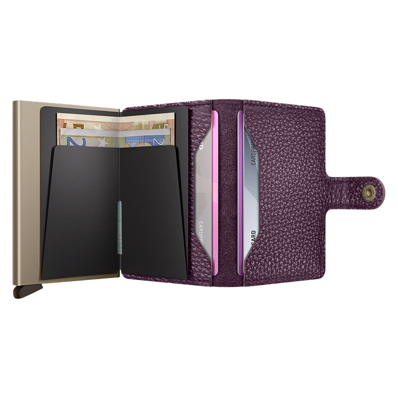 Secrid Miniwallet Pebble Raisin