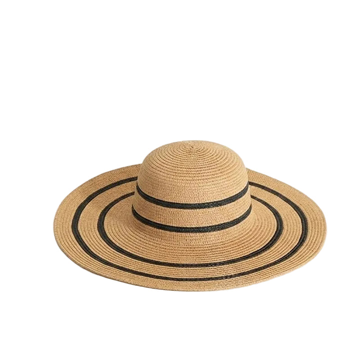 Chapeau de plage en paille rayé Take It Outside Essentials