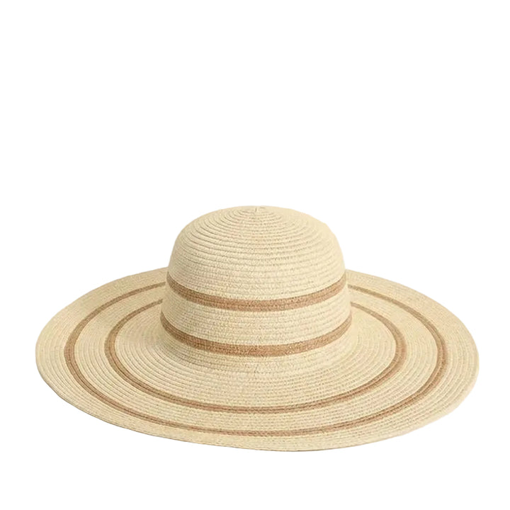 Chapeau de plage en paille rayé Take It Outside Essentials