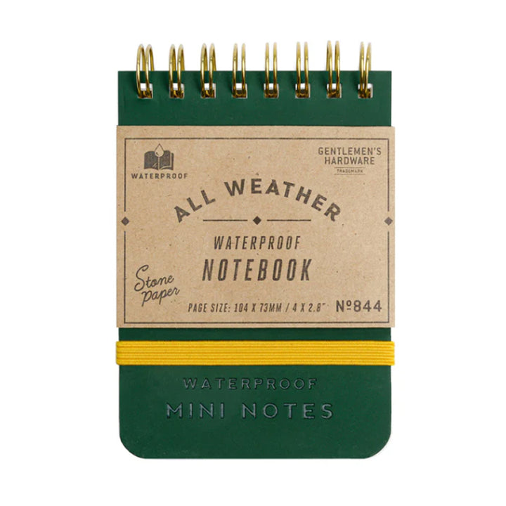 Gentlemen's Hardware Carnet de notes étanche de poche