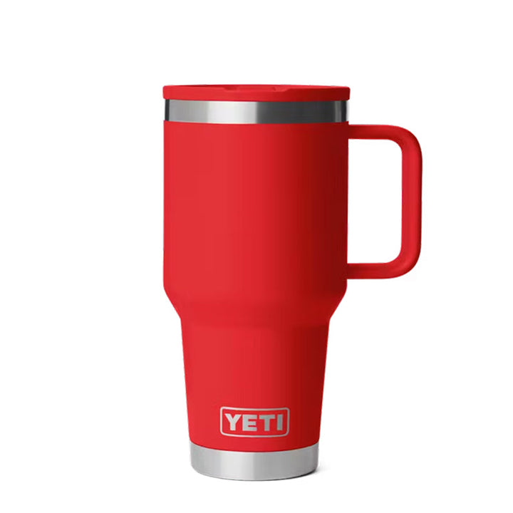 Yeti Rambler Gobelet de voyage 30 oz avec couvercle paille de couleur assortie