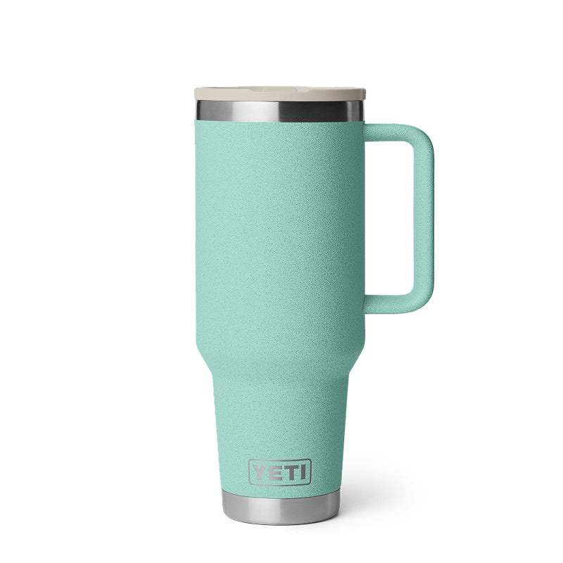 Mug de voyage Yeti Rambler de 40 oz avec couvercle à paille de couleur assortie