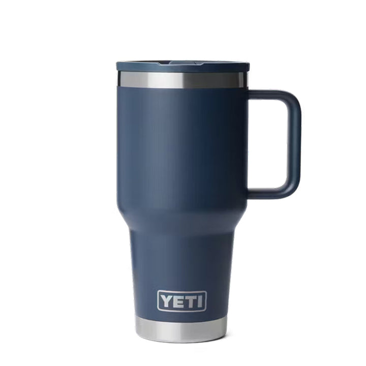 Yeti Rambler Gobelet de voyage 30 oz avec couvercle paille de couleur assortie