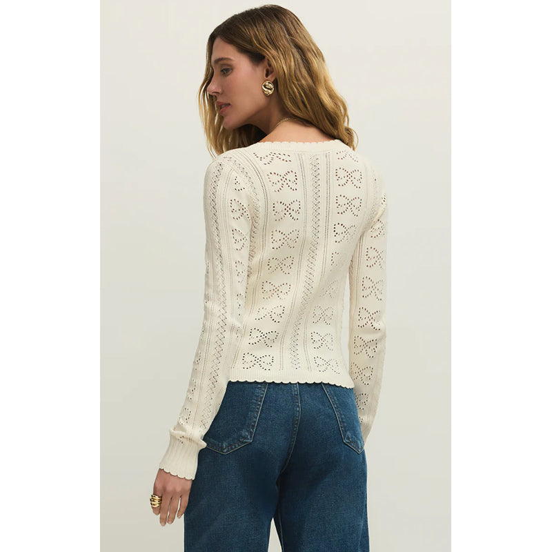Cardigan en maille ajourée Gema Z Supply