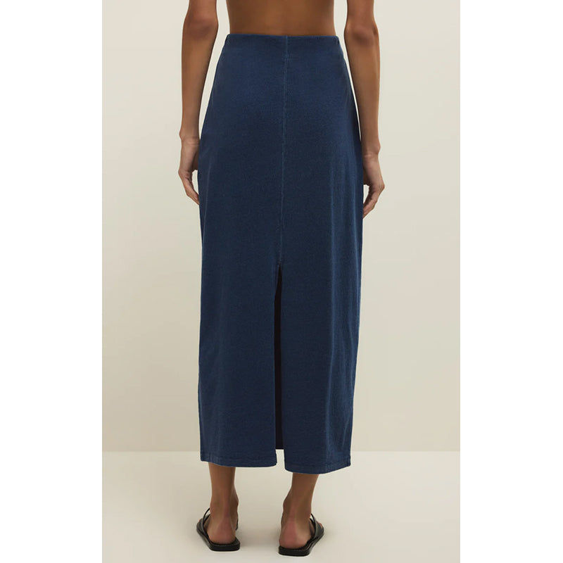 Jupe midi en jersey denim Gail Z Supply