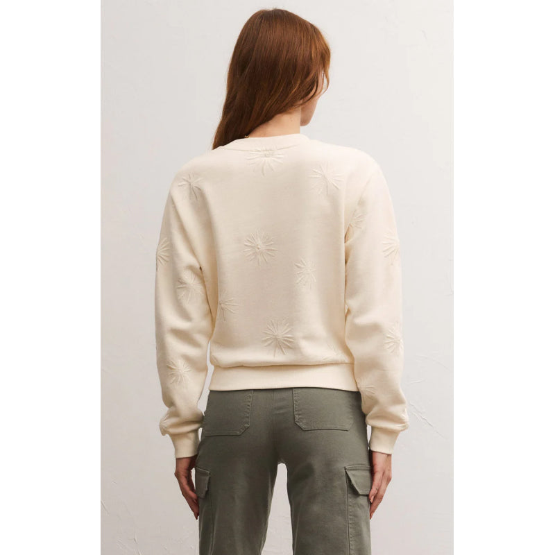 Z Supply Lottie Embroidered Sweatshirt