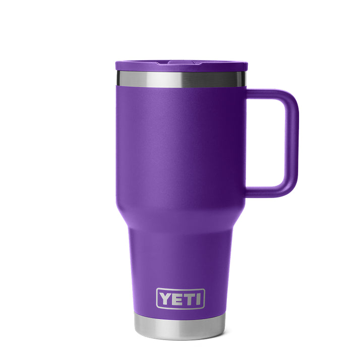 Yeti Rambler Gobelet de voyage 30 oz avec couvercle paille de couleur assortie