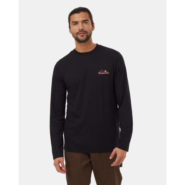 Tentree Men's Mountain Wordmark Longsleeve