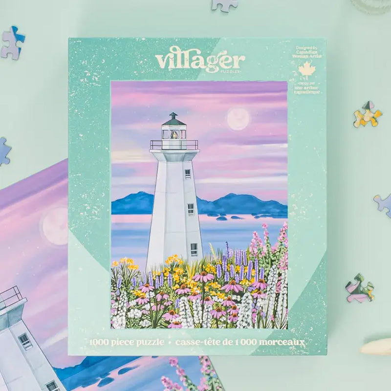 Casse-tête Villageois - Phare du Port | Casse-tête de 1000 pièces
