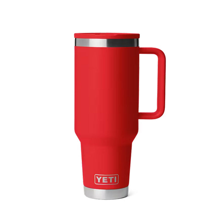 Mug de voyage Yeti Rambler de 40 oz avec couvercle à paille de couleur assortie
