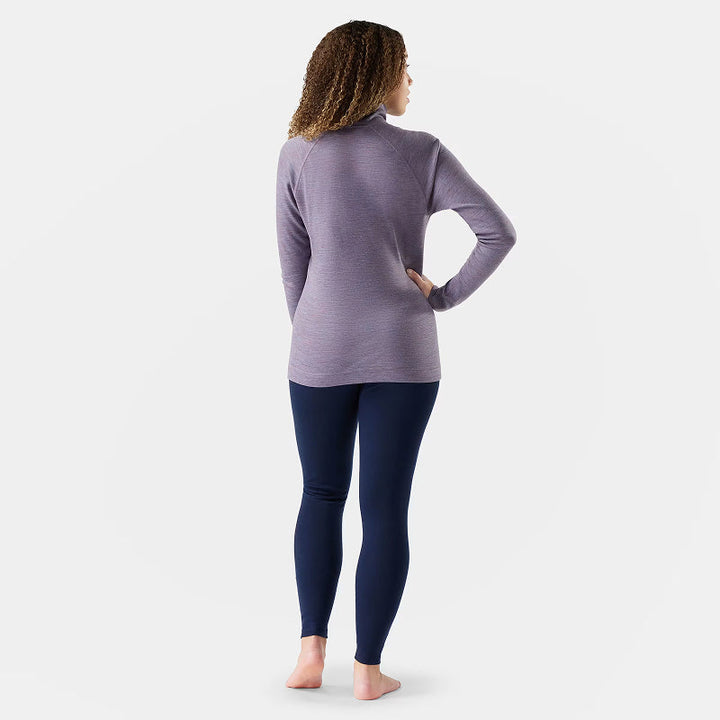 Haut technique 1/4 zippé Smartwool Classic Thermal Merino pour femme, en boîte