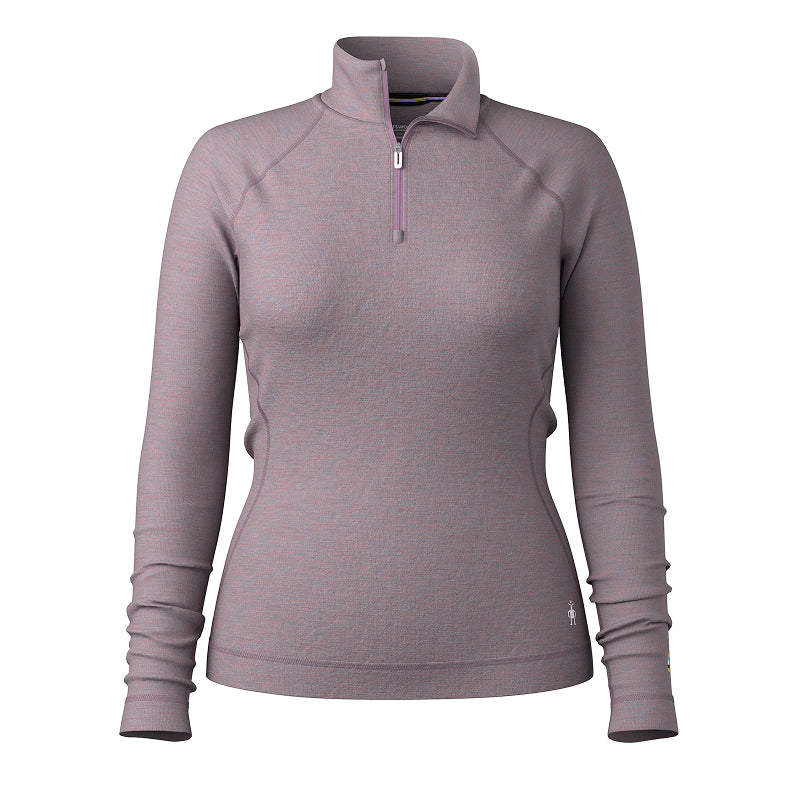 Haut technique 1/4 zippé Smartwool Classic Thermal Merino pour femme, en boîte
