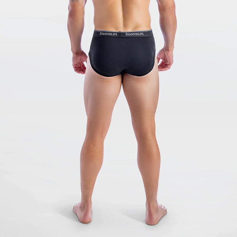 Slips extensibles côtelés en coton FLEX de Stanfield – Paquet de 2