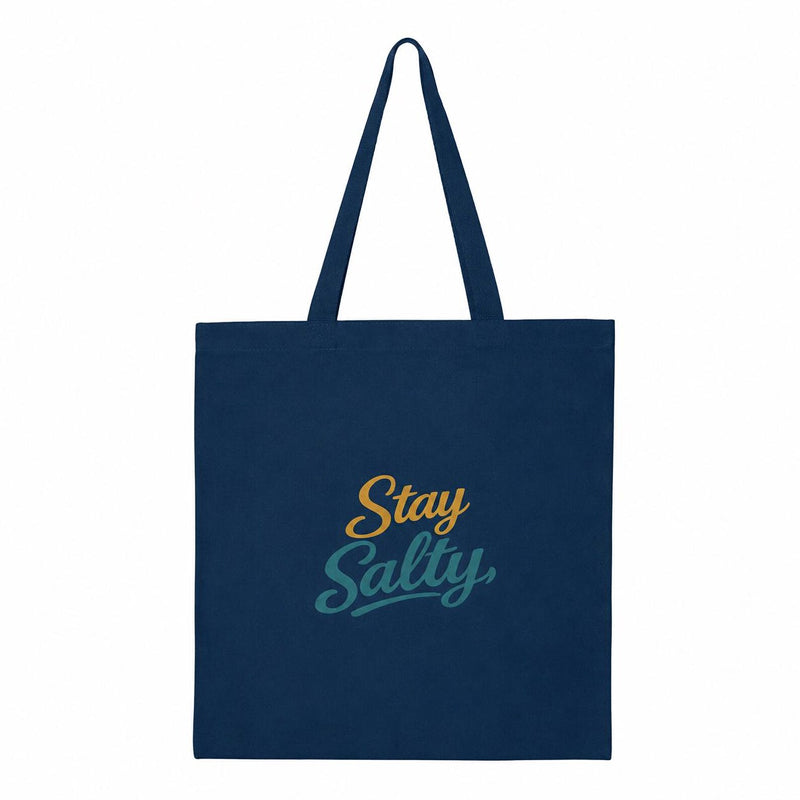 Coastal Market Canvas Tote Bag | Stay Salty