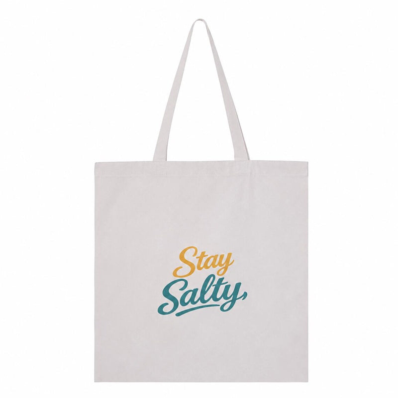 Coastal Market Canvas Tote Bag | Stay Salty
