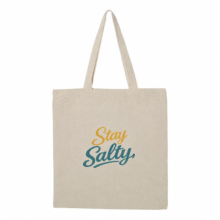 Coastal Market Canvas Tote Bag | Stay Salty