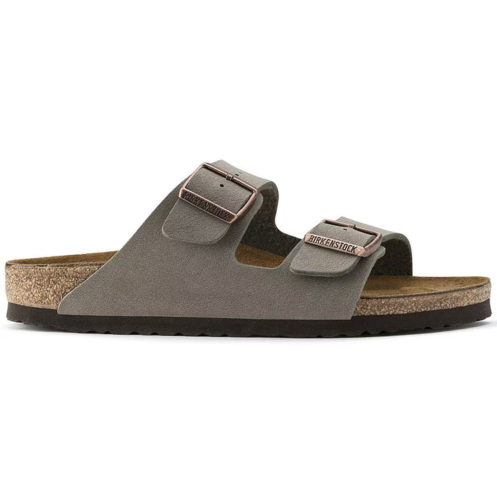 Birkenstock Arizona Birkibuc Stone Sandal - Regular