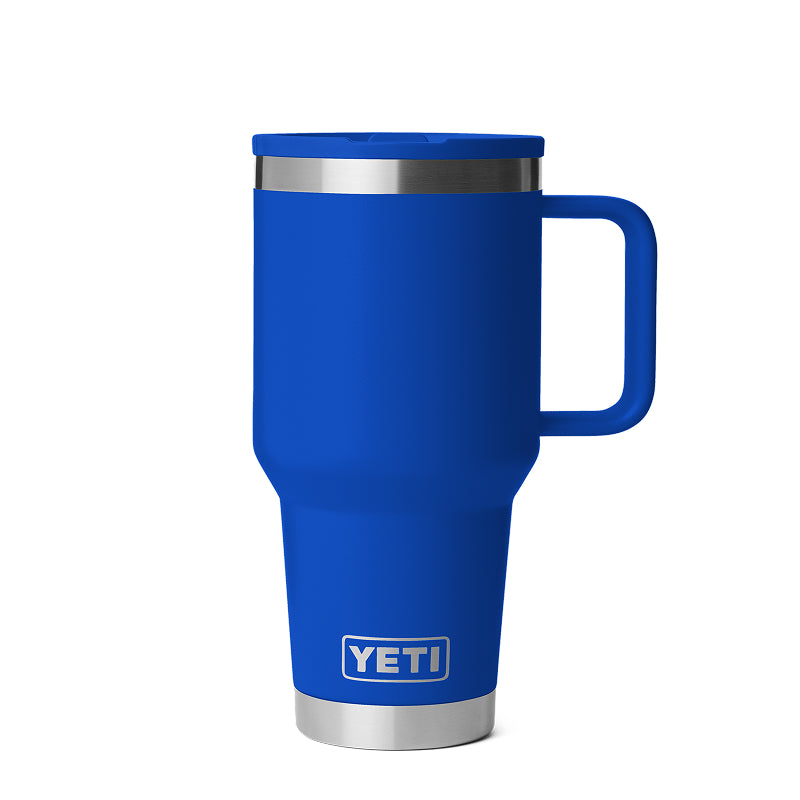 Yeti Rambler Gobelet de voyage 30 oz avec couvercle paille de couleur assortie