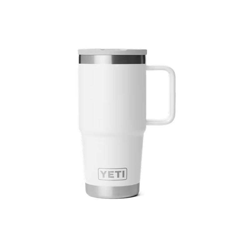 Gobelet de voyage Yeti Rambler de 20 oz avec couvercle à paille de couleur assortie