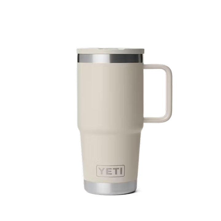 Gobelet de voyage Yeti Rambler de 20 oz avec couvercle à paille de couleur assortie