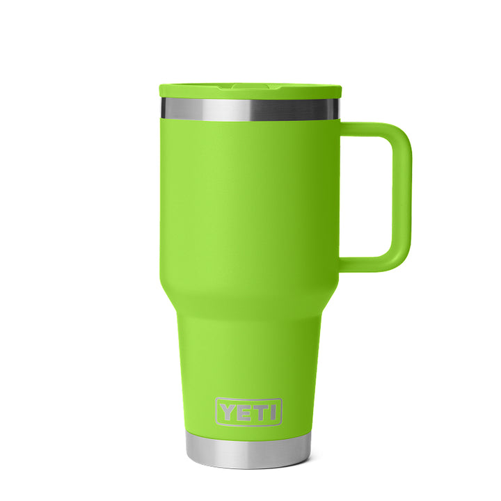 Yeti Rambler Gobelet de voyage 30 oz avec couvercle paille de couleur assortie