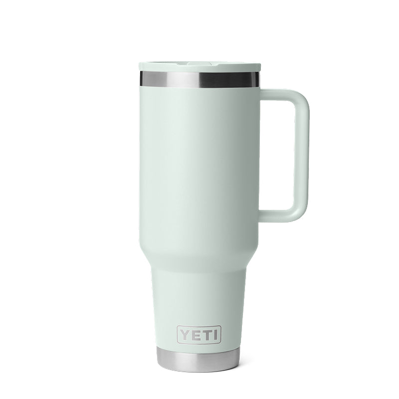 Mug de voyage Yeti Rambler de 40 oz avec couvercle à paille de couleur assortie