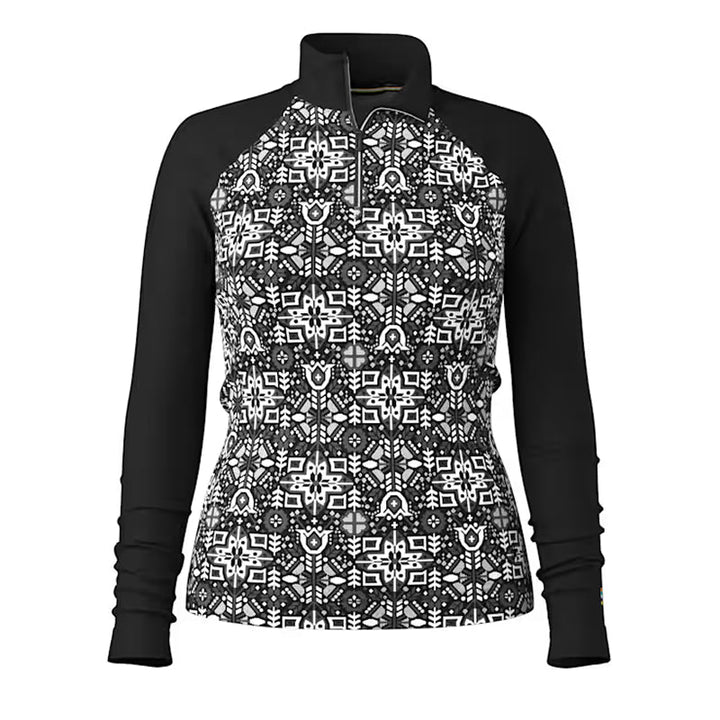 Haut technique 1/4 zippé Smartwool Classic Thermal Merino pour femme, en boîte