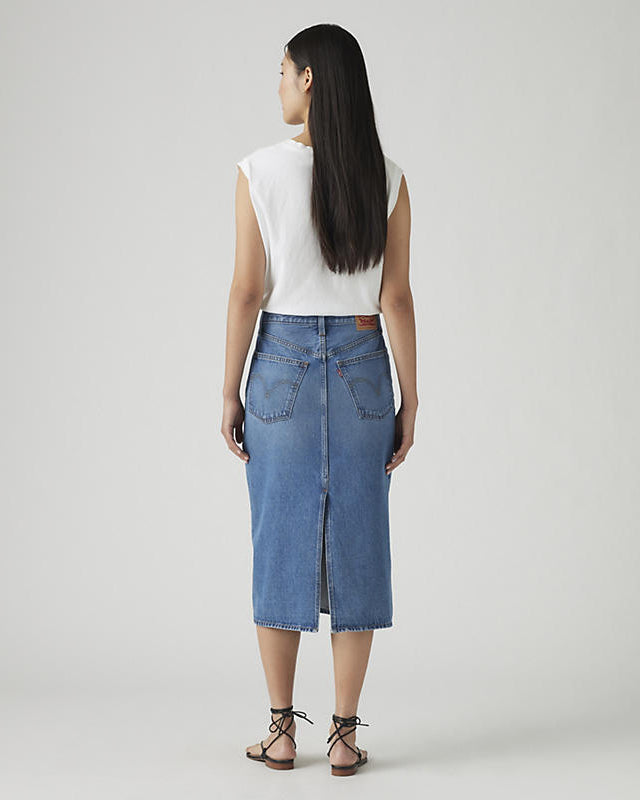 Jupe fendue taille haute Levi's